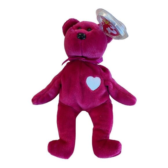 Vintage Ty Beanie Baby Valentina Bear - Picture 1 of 8